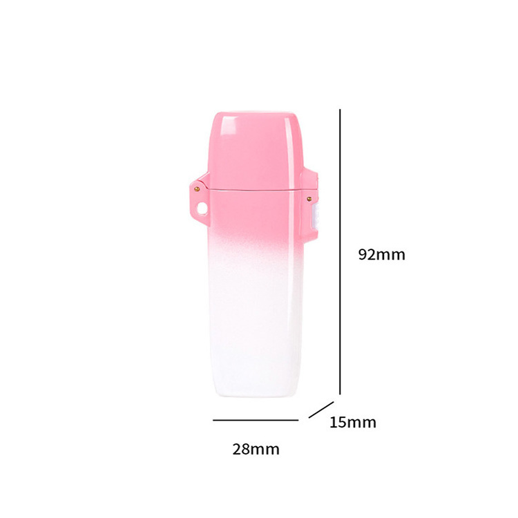 Creative Kuromi Lighter Flash Light Windproof Lighter Cartoon Pattern Windproof Red Flame lighter