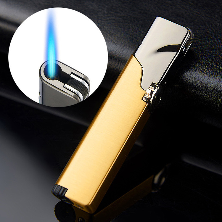 luxury cigarette mini torch lighter girly lighters single jet flame butane lighter auto