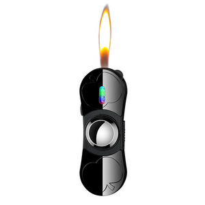 Hot sell metal finger Spinner jet flame Cigarette Lighters