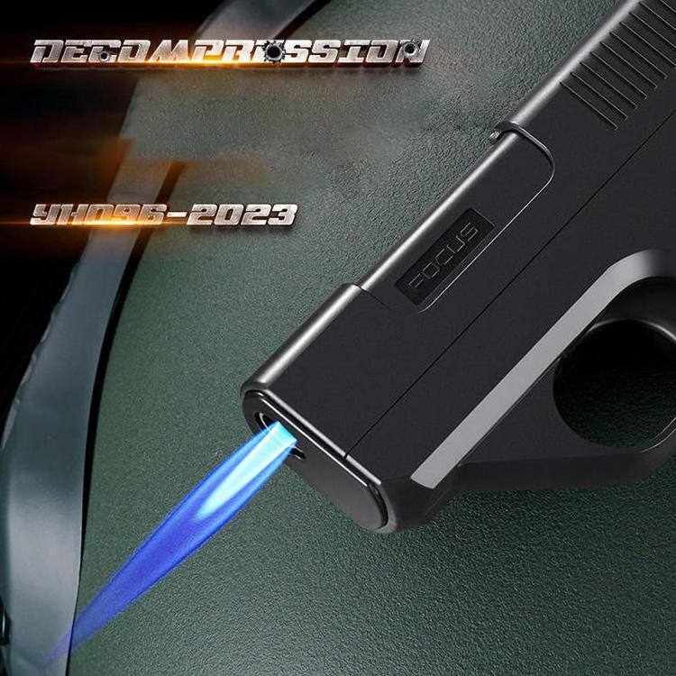 New Gun Gas Lighter Magazine Cigarette Case Lighter Multi-function Thick, Medium and Fine Three-in-one Cigarette Case