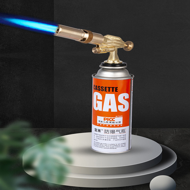 Metal Welding Torch 1300 degrees Portable Gas Torch Flame Gun Butane Torch Adjustable Heating