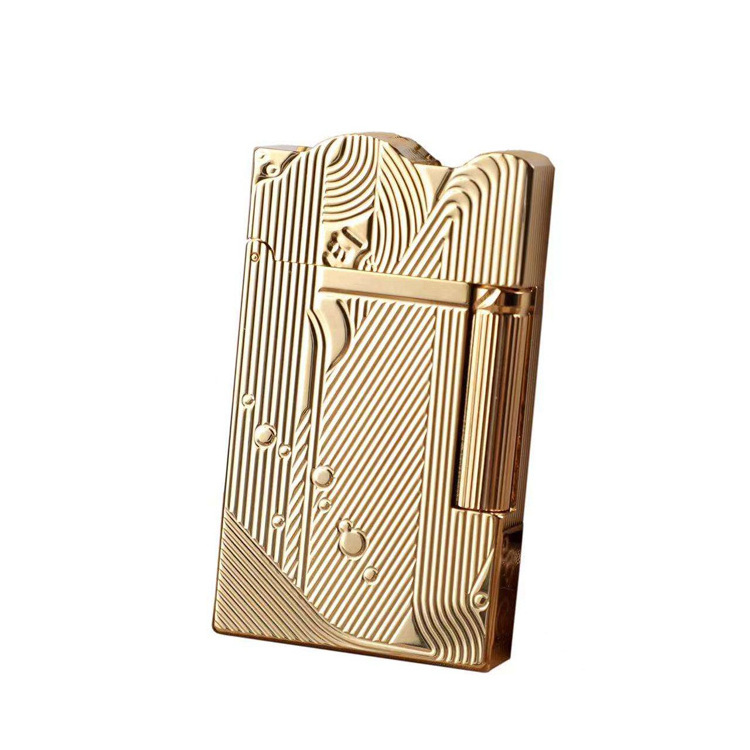 2023 New Pure brass lighter gift box kerosene lighter handmade lighter