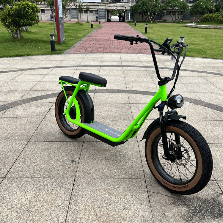 Green Color Adults Electric Scooter 20inch fat tire off road electric scooter big wheel fast speed 1000W Scooter