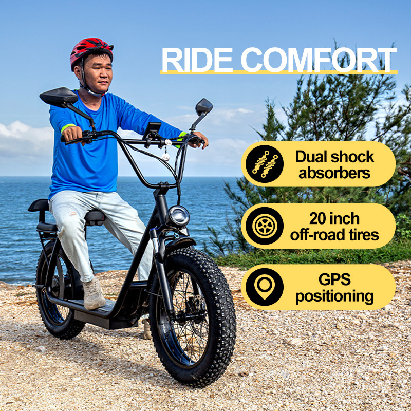 US Warehouse One Piece 2000W Adult Electric Bicycle All Terrain Off-Road Bike