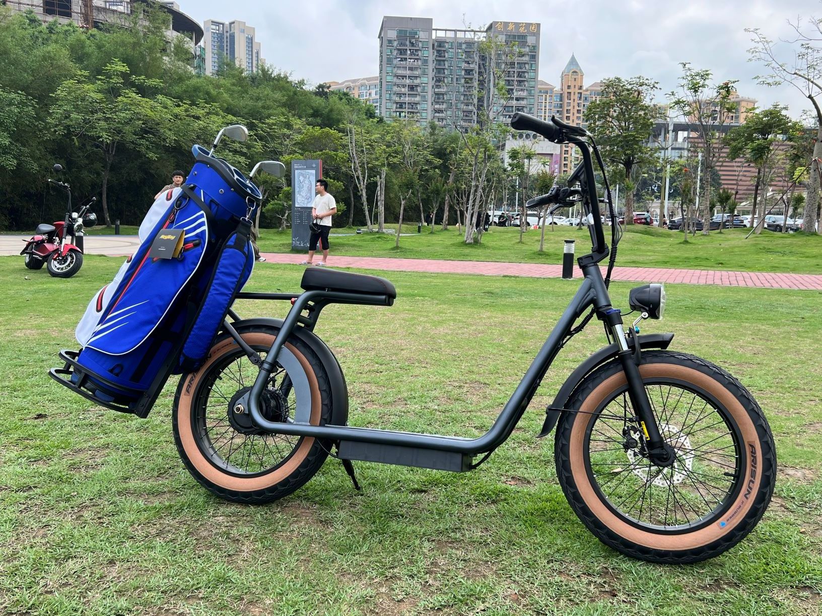 20Inch Big Wheel Golf Folding Electric Scooters Adult E Scooter fat bike Adventure 1000W offroad climbing electric scooter