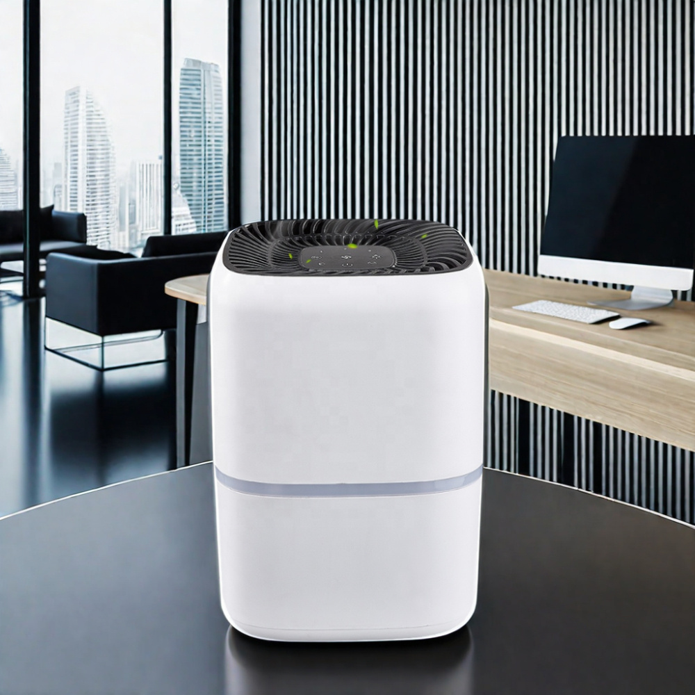 BKJ-15C Mini Desktop Air Purifier with Good Material Activated Carbon Filter Electric HEPA Filter Power Source