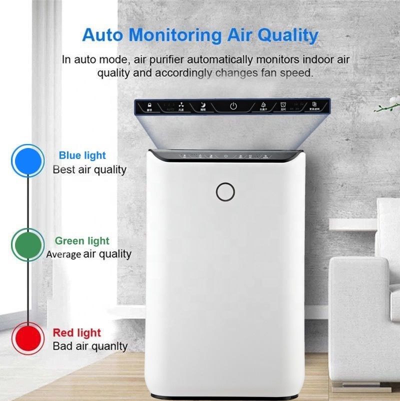 BKJ-370  new 550 technology low price eliminate formaldehyde cigarette smoke negative ion hepa air purifier for household