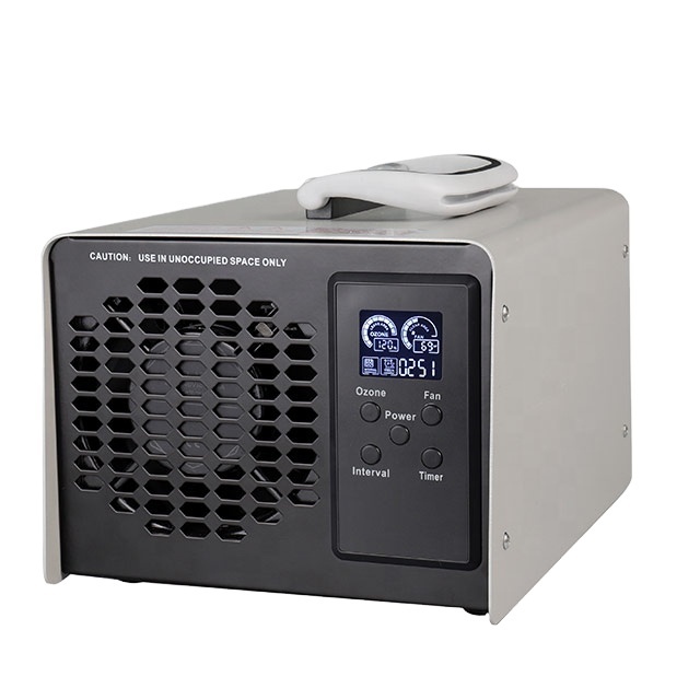 Adjustable 15g 30g commercial ozone generator smart ozonator air purifier with digital LCD screen interval function 12H/24H