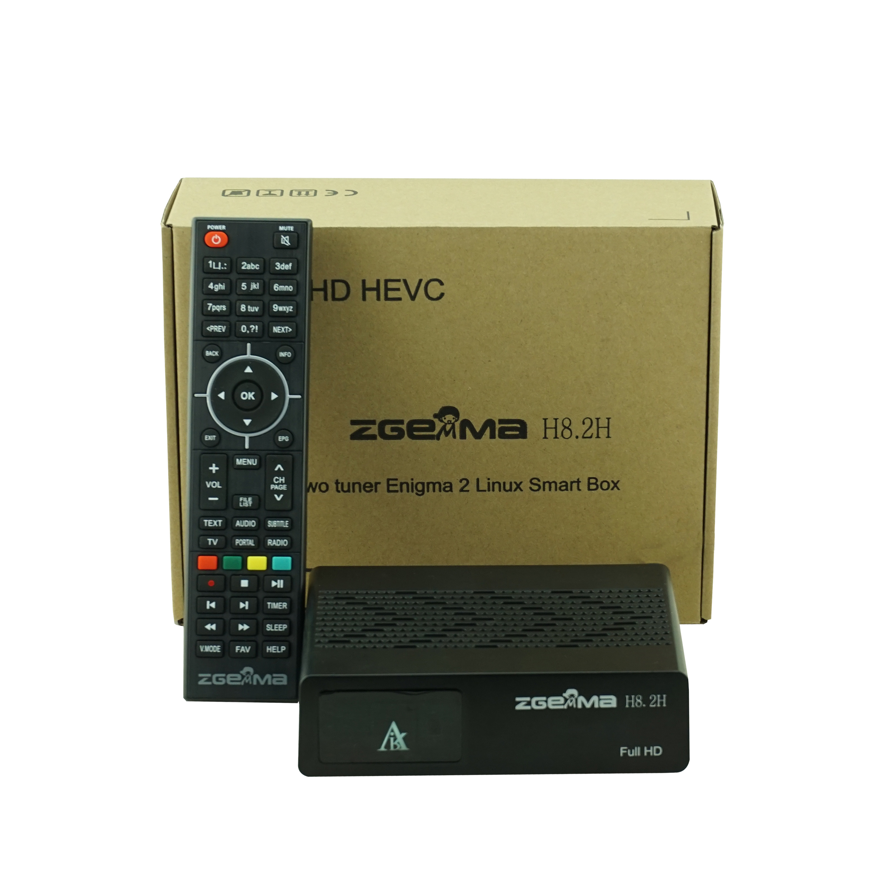 Experience Full HD With H8.2H Satellite Iptv Receiver - Linux Operating System DVB-S2X + DVB-T2/C and Remote Control