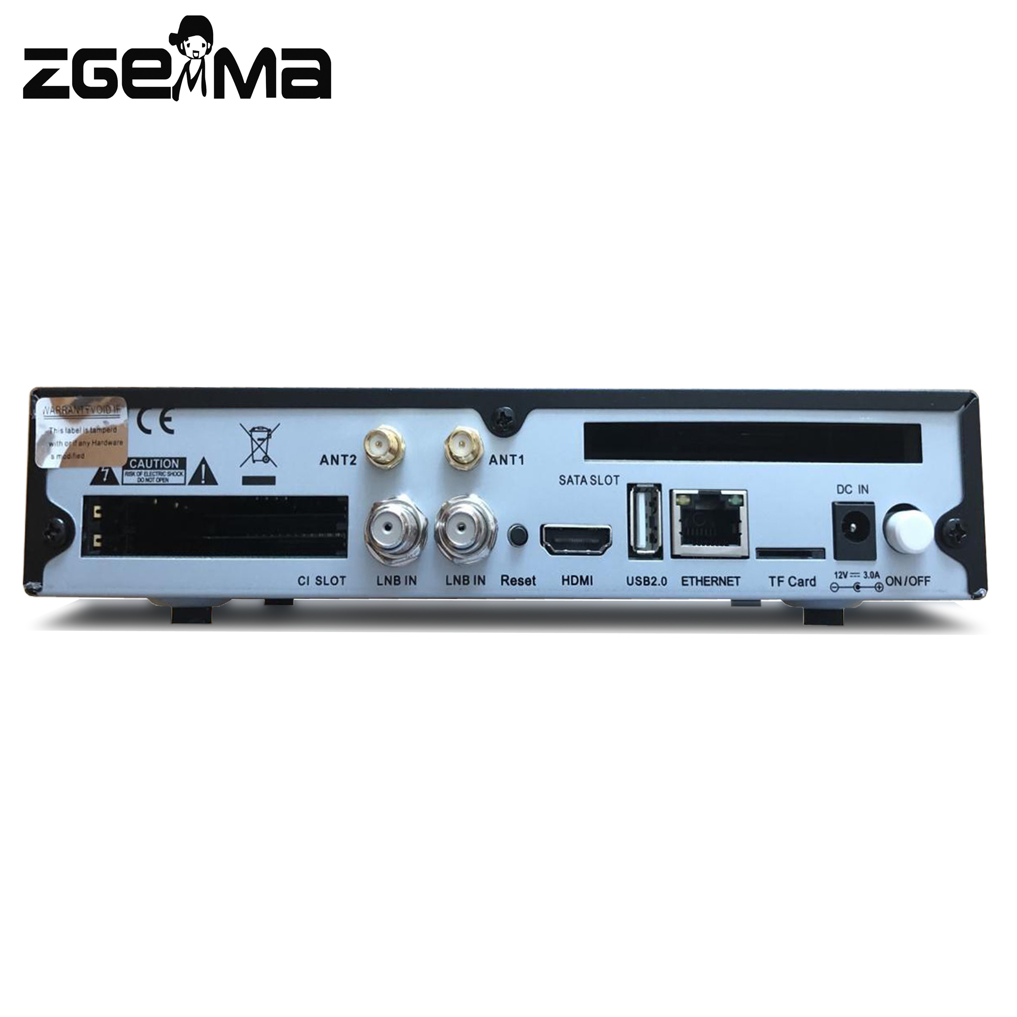 4K satellite tv decoder twin dvb s2x multi-stream tuner CA + twin CI plus zgemma H9 twin