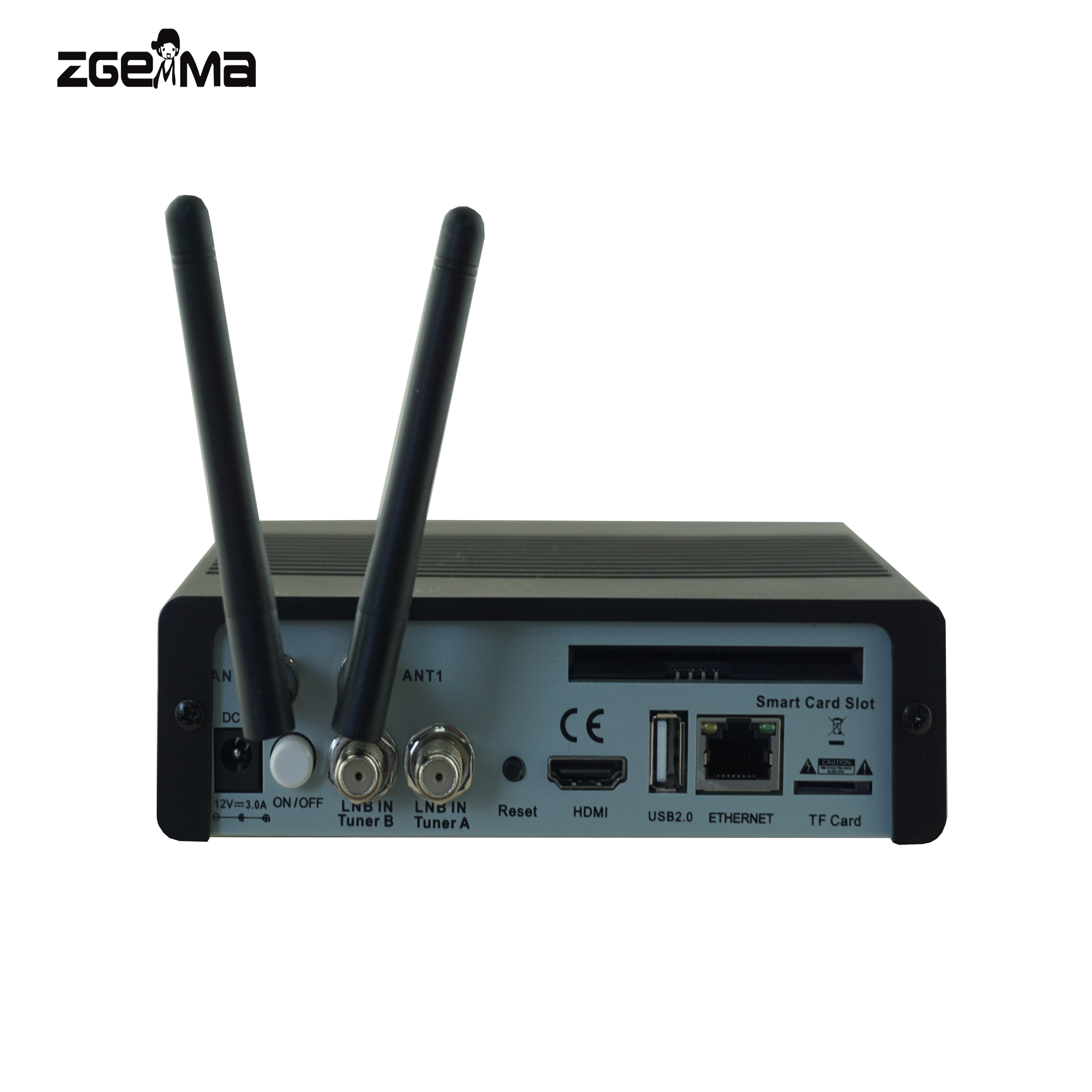 HEVC/H.265 Digital Linux OS Enigma2 Dual Core DVB-S2X+S2X Twin Tuners 4K UHD Receiver ZGEMMA H9.2S