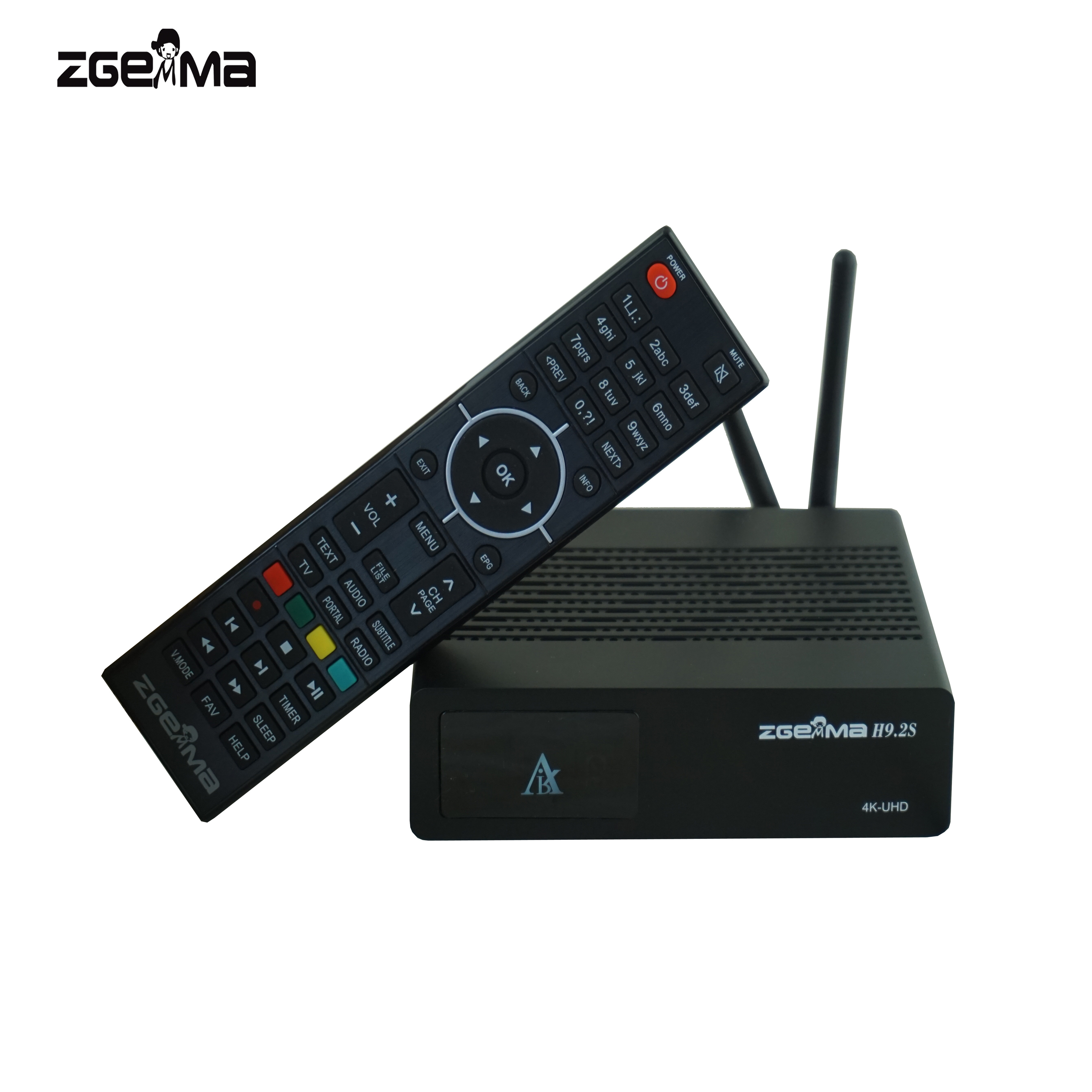 HEVC/H.265 Decoding Linux OS Dual Core 4K UHD Set Top Box ZGEMMA H9.2S DVB-S2X+S2X Twin Tuners