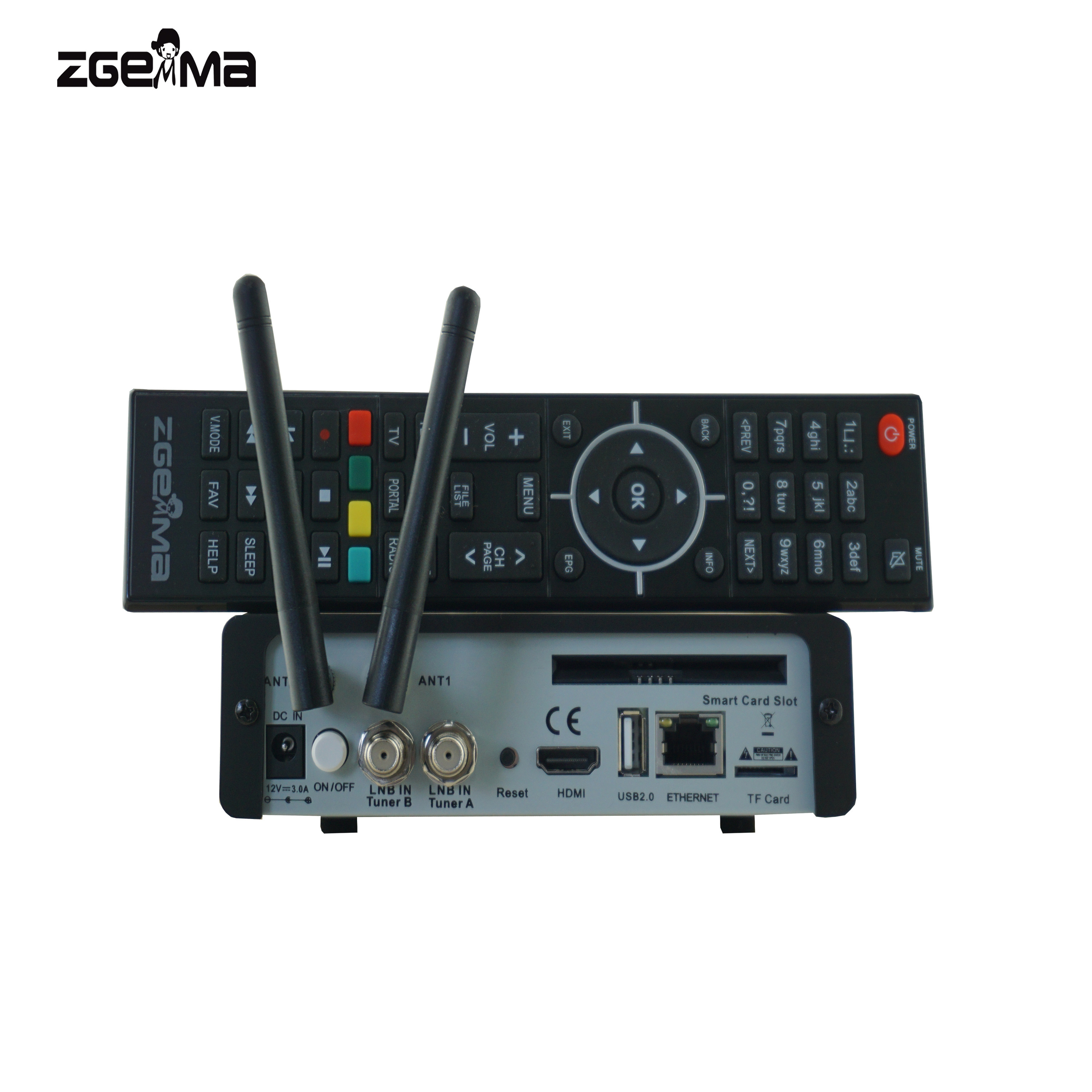 HEVC/H.265 Decoding 4K UHD Receiver ZGEMMA H9.2S Linux OS E2 Dual Core Digital DVB-S2X+S2X Twin Tuners