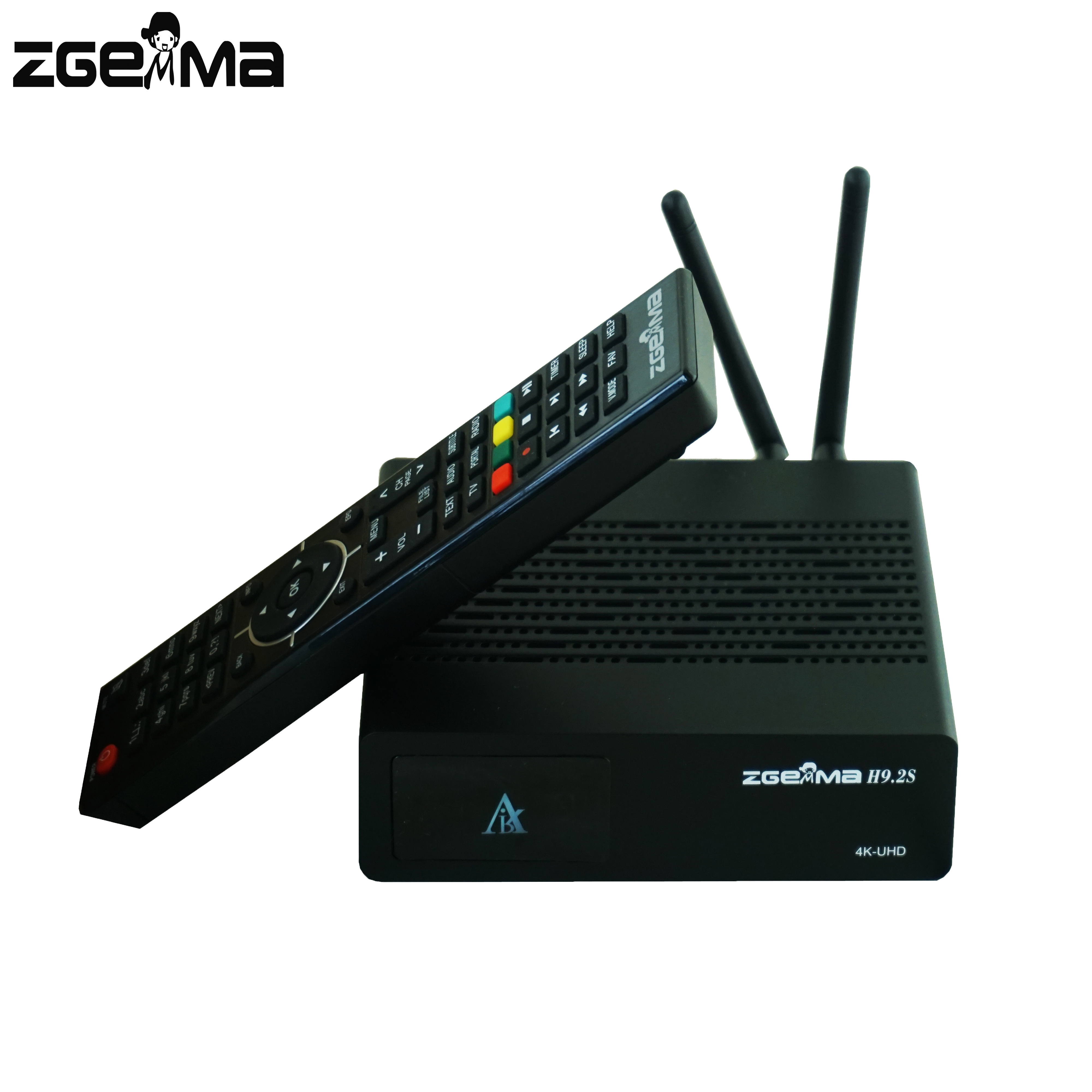 Super Wholesale 4K UHD Receiver ZGEMMA H9.2S Linux OS E2 Dual Core HEVC/H.265 Decoding DVB-S2X+S2X Twin Tuners