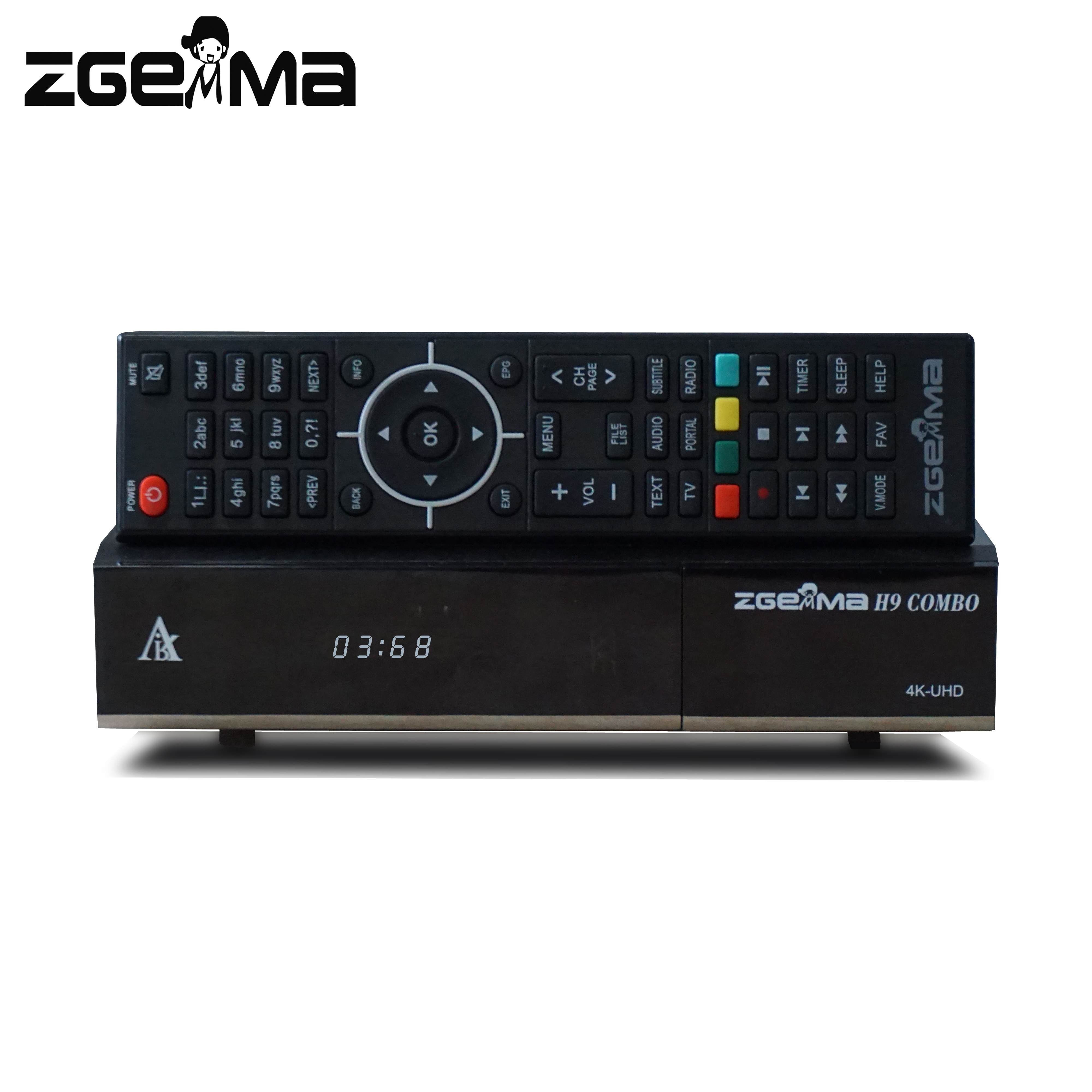 Ci Plus+ 2*WiFi Digital Linux OS E2 Dual Core ZGEMMA H9 COMBO 4K UHD Decoder DVB-S2X+T2/C Twin Tuners