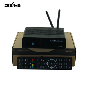 HEVC/H.265 Decoding 4K UHD Receiver ZGEMMA H9.2S Linux OS E2 Dual Core Digital DVB-S2X+S2X Twin Tuners