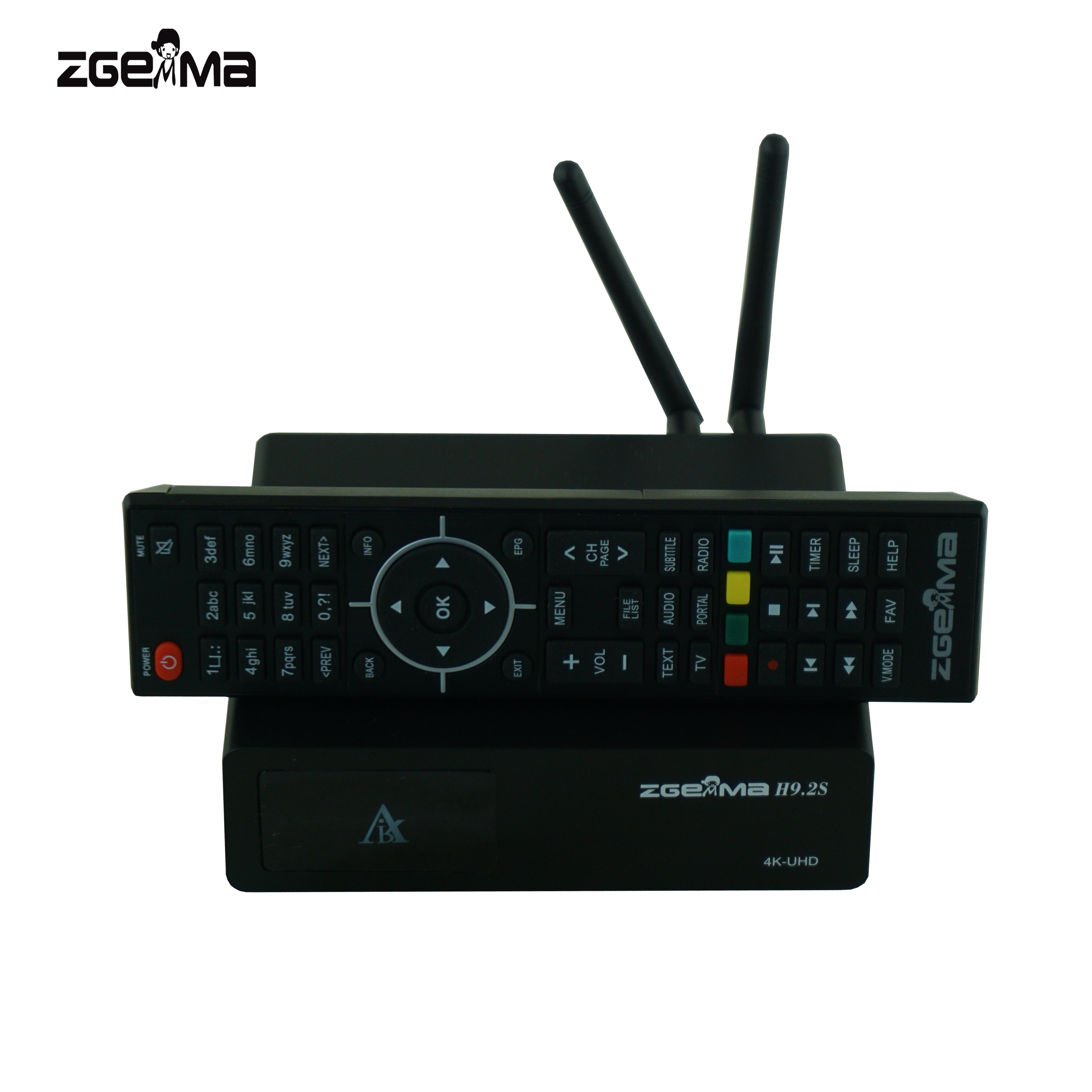 HEVC/H.265 Decoding 4K UHD Receiver ZGEMMA H9.2S Linux OS E2 Dual Core Digital DVB-S2X+S2X Twin Tuners