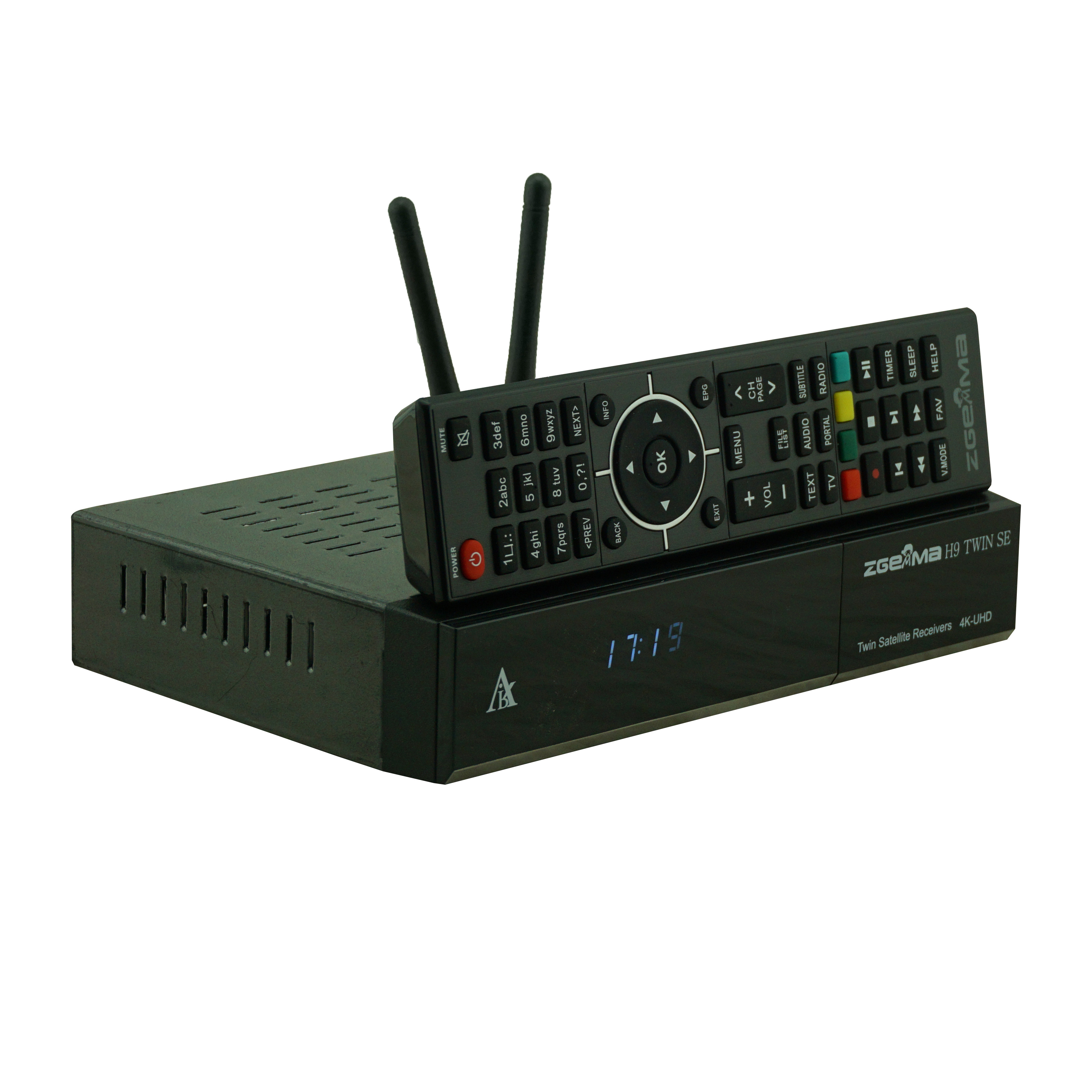 4K Linux + Android OS DVB Twin DVB-S2X+DVB-S2X Tuner Enigma2 Zgemma H9 Twin SE  satellite tv receiver