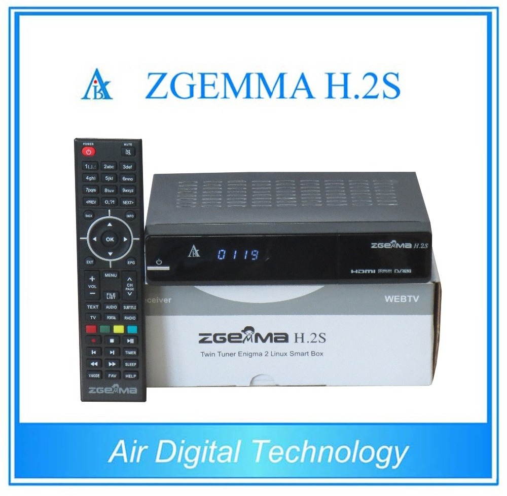 New&Special Zgemma H2S with twin tuner DVB-S2 Dual Core HD fta satellite receiver