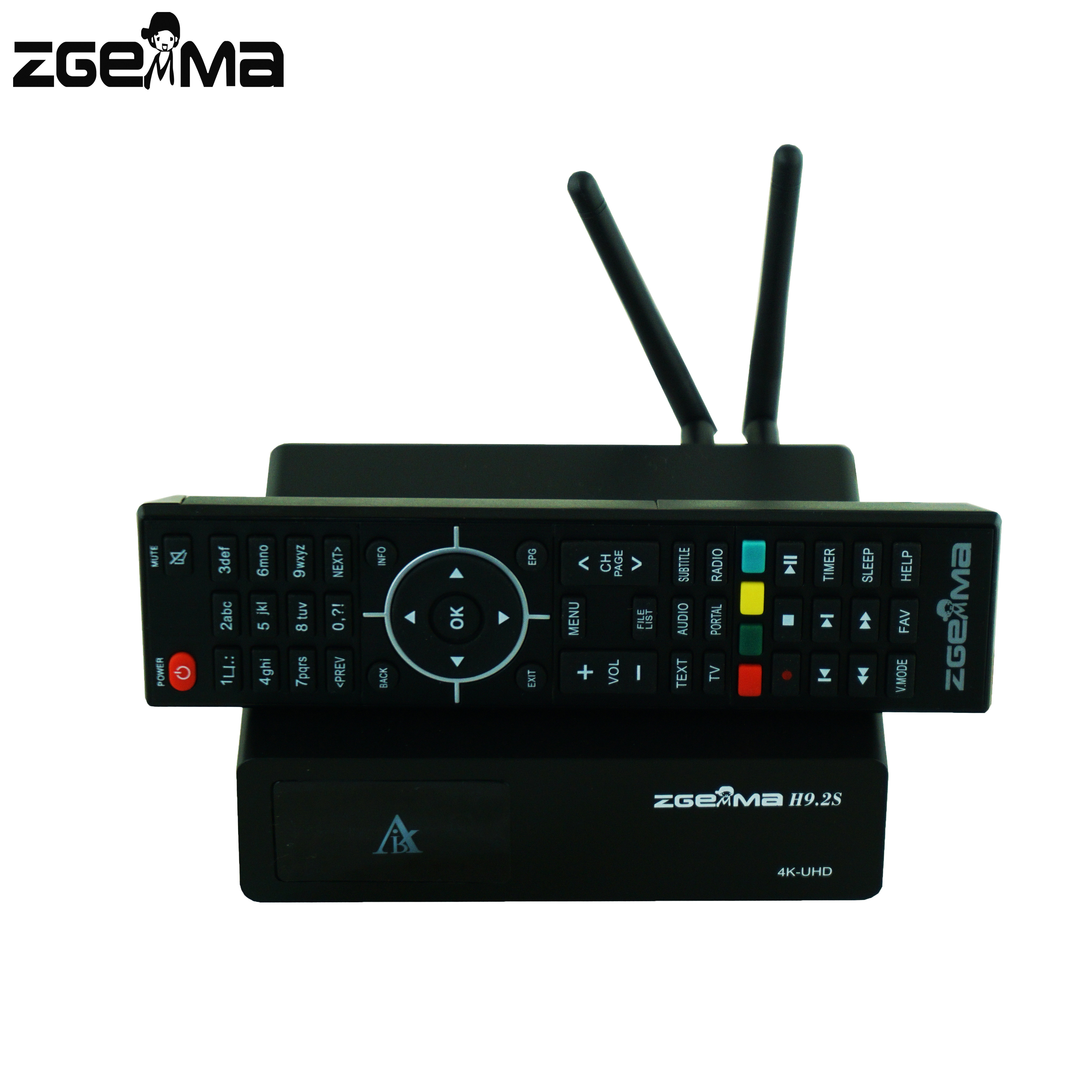 OScam/IPTV 4K UHD Receiver ZGEMMA H9.2S Linux OS E2 HEVC/H.265 DVB-S2X+S2X Twin Tuners