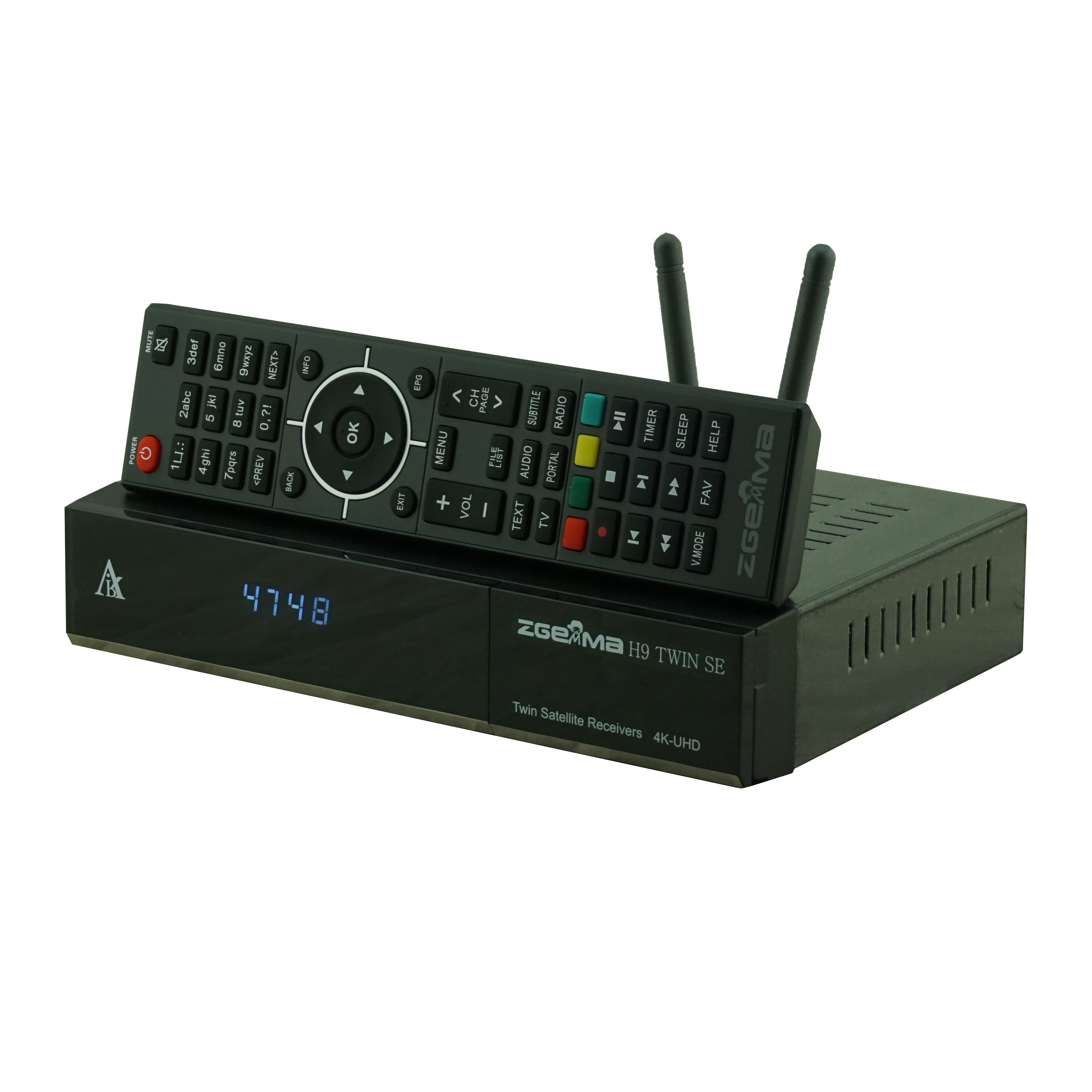 4K Linux + Android OS DVB Twin DVB-S2X+DVB-S2X Tuner Enigma2 Zgemma H9 Twin SE  satellite tv receiver