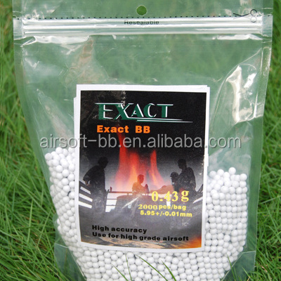 Plastic ammo bb 0.43, 4.5mm/6mm airsoft bbs