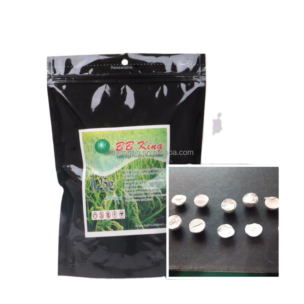 OEM packaging of airsoft Bio 0.25g white bbs