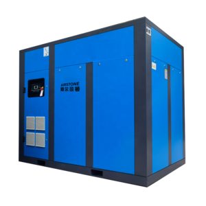 Airstone Big 2 Stage AS-175BD 1000 CFM 8 Bar 116 PSI 132KW 175HP PM VFD Double Screw Rotary Air Compressor