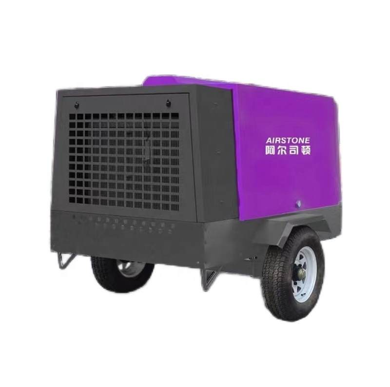 Airstone ASCY5/8 185 cfm 150 psi Portable Diesel Air Compressor For Drilling Rigs 3