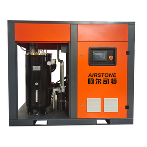 Airstone Low Noise Industrial Air Compressors 55kw 75hp PM Energy Savings Stationary Sand Blasting Screw Air Compressor