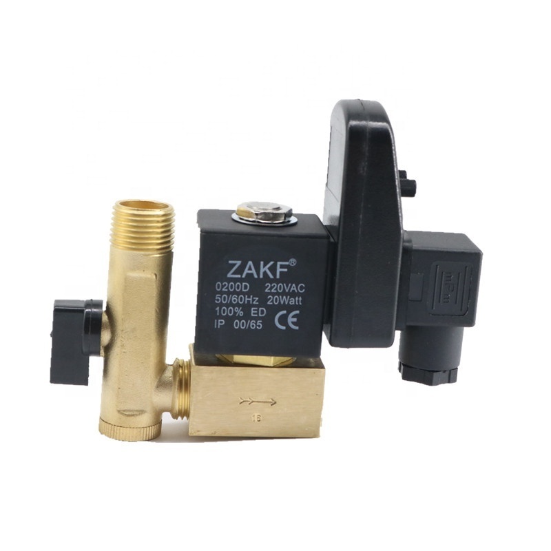 Compressed Air System 220V Timer Drain Valve High Pressure Automatic Drain Valve