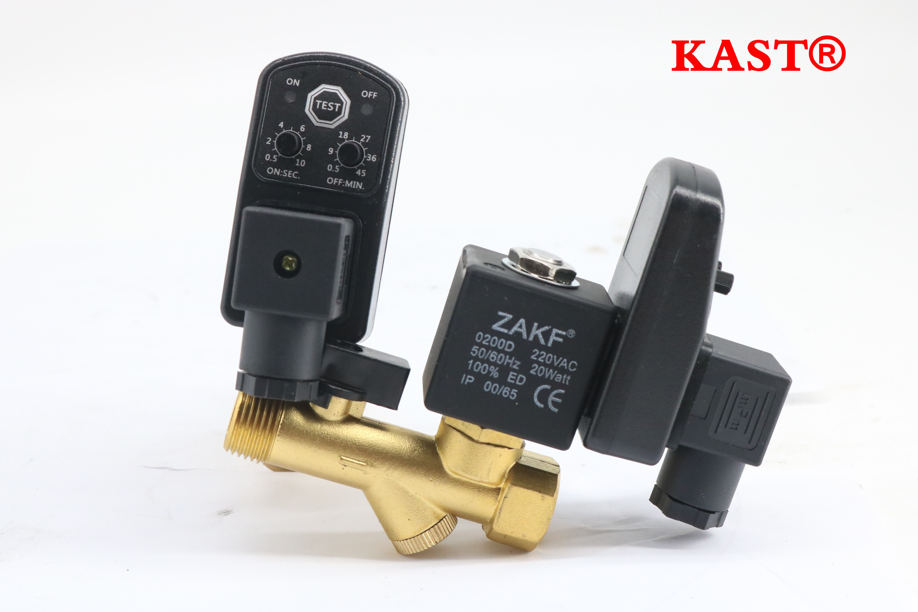 Compressed Air System 220V Timer Drain Valve High Pressure Automatic Drain Valve