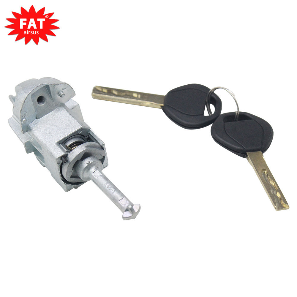 For BMW E46 3 series driver right front door lock cylinder barrel assembly with 2 keys OE 51217019976