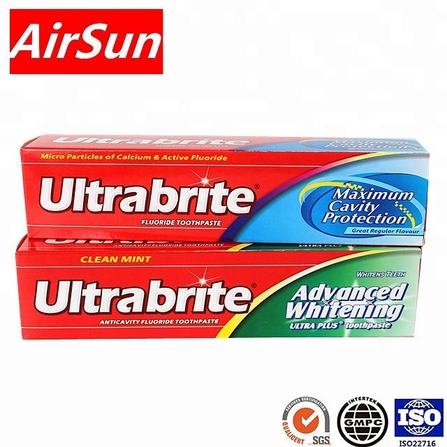 Ultrabrite Anticavity Fluoride Whitening toothpaste with mint taste