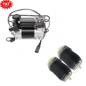 Auto Parts 4F0616005E 4F0616005F for Audi A6 C6 Shock Absorber Air Suspension Air Compressor Pump with Air Spring 4F0616001J