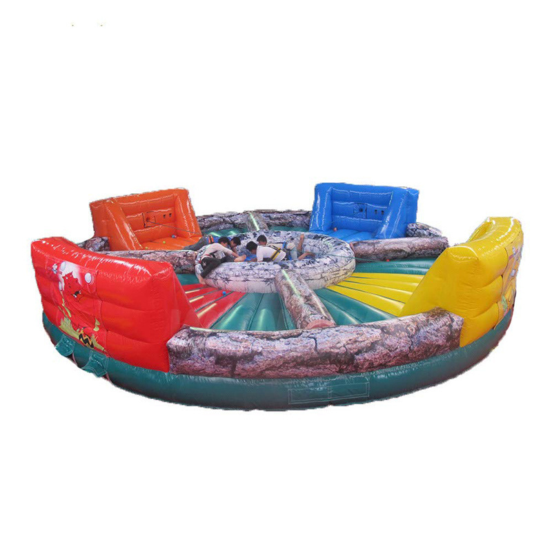 Outdoor party group hunger games inflatable hungry hippo chow down games for adults n kids