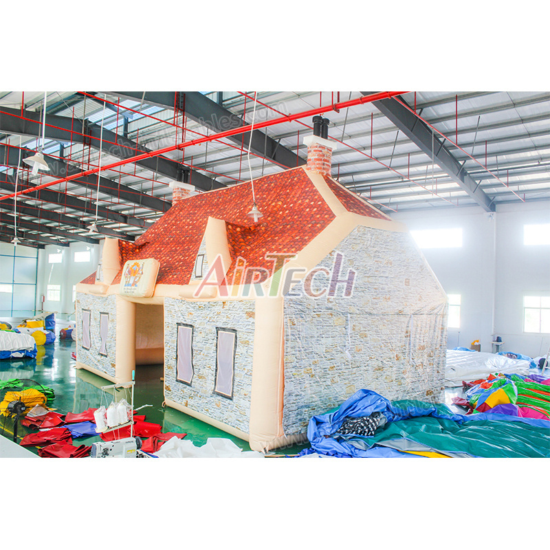 Custom inflatable party tent irish pub air pub tent event tent inflatable pub for outdoor