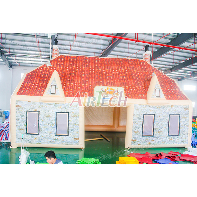 Custom inflatable party tent irish pub air pub tent event tent inflatable pub for outdoor