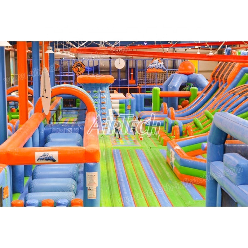 Fun world giant bouncy castle with slide indoor jumping park