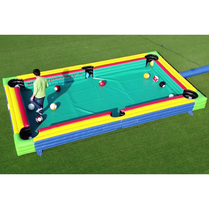 Inflatable outdoor game snooker pool ball game inflatable snooker game for party carnival