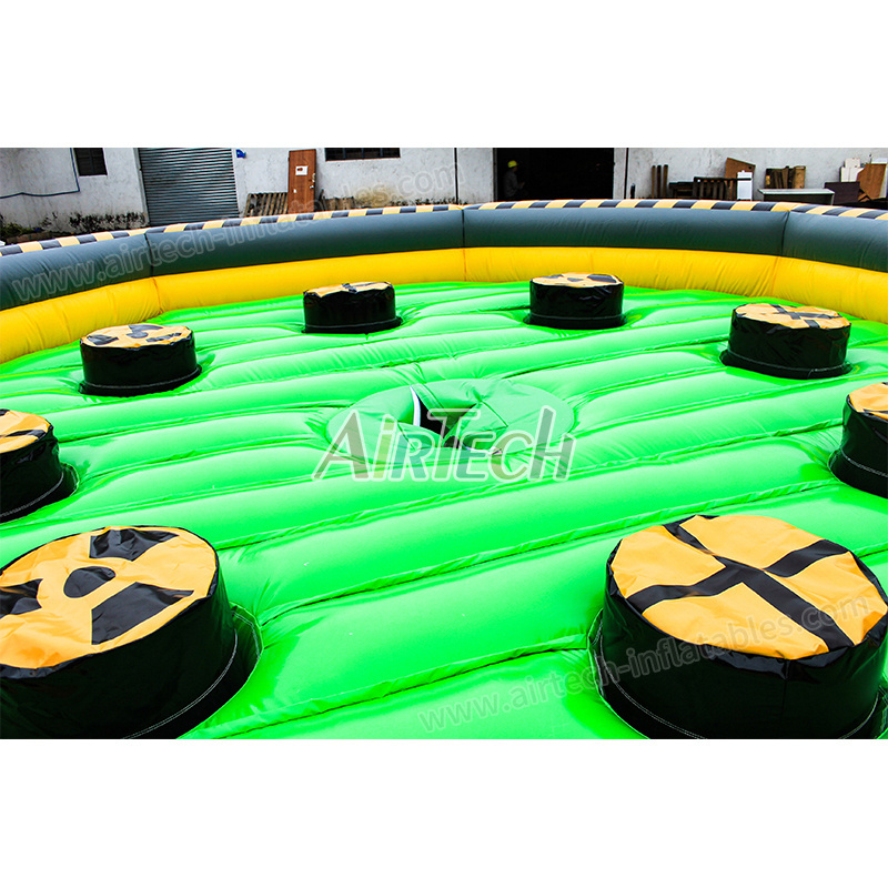 Customized size meltdown game wipeout inflatable sweeper inflatable wipeout