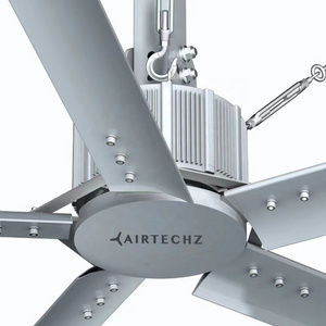 Airtechz High Standard giant 24ft foot industrial ceiling fan 7.2m 7.3m hvls fan for warehouse and large space ventilation