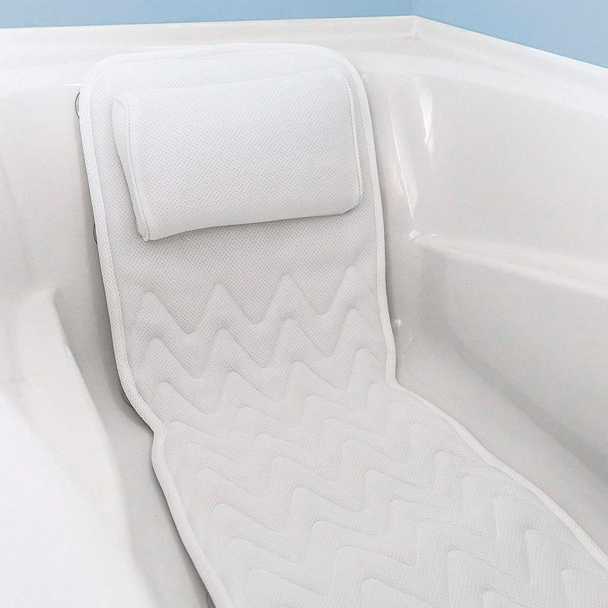 Comfortable Bathtub Back Head Rest full body bath bathtub cushion for tub