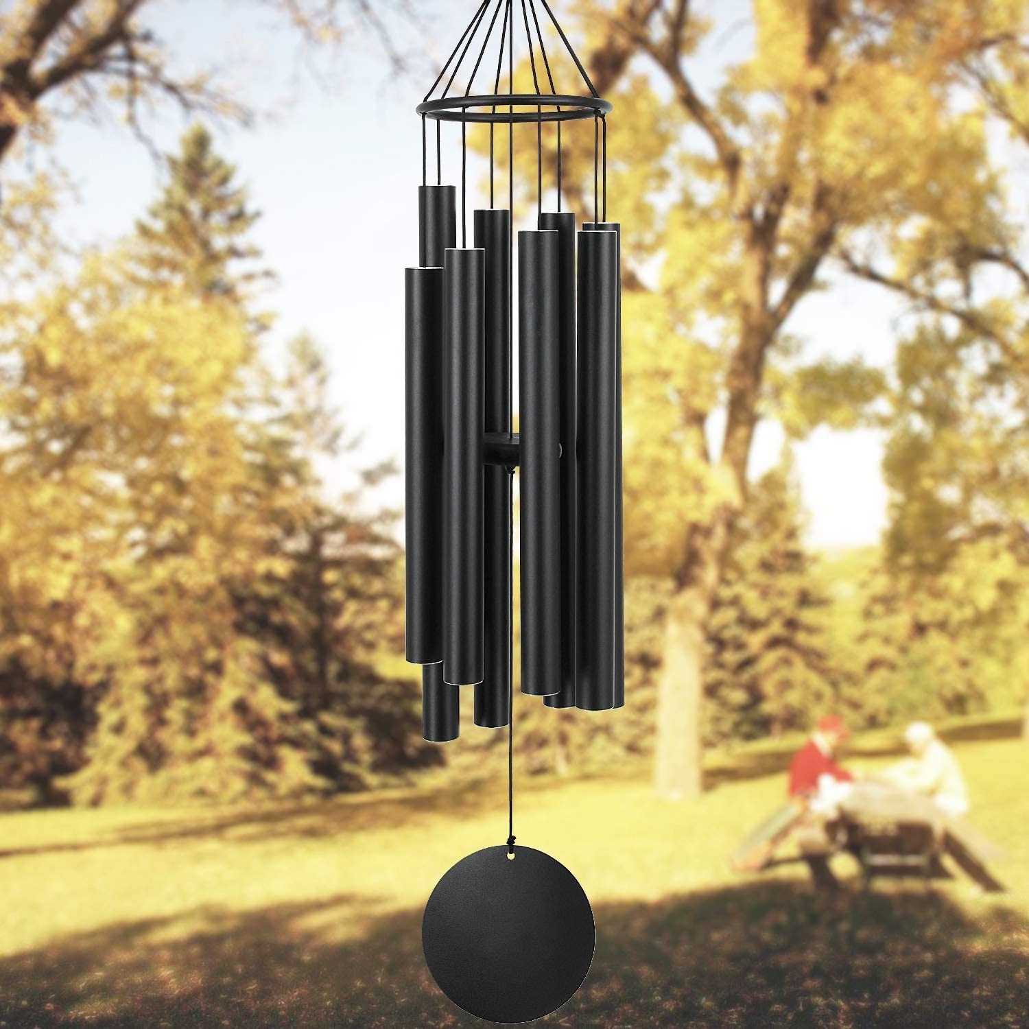 Garden Outside Large Deep Tone Wind Chimes, Sympathy Wind Chimes Outdoor Clearance, Memorial Wind Chimes with 6 Tubes