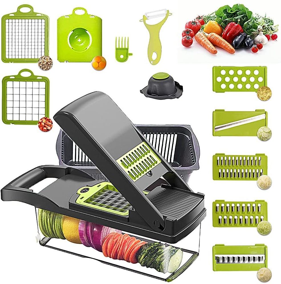 Vegetable Chopper All in 1 Vegetable Mandoline Slicer for Kitchen Pro Slicer Dicer Slicer Vegetable Cutter