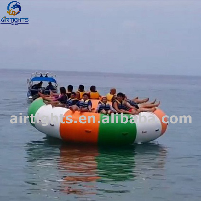 Best Sale Inflatable Water Spinner Airtight Colorful Inflatable Towable Disco Boat