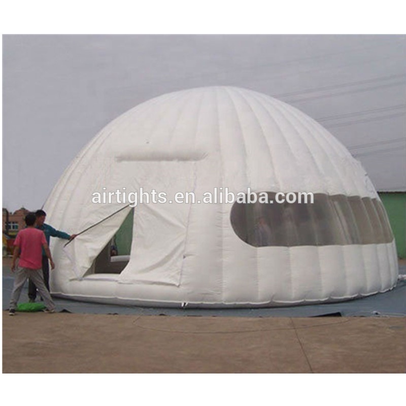 Commercial Inflatable Yurt White Inflatable Bubble Dome Tent for Sale