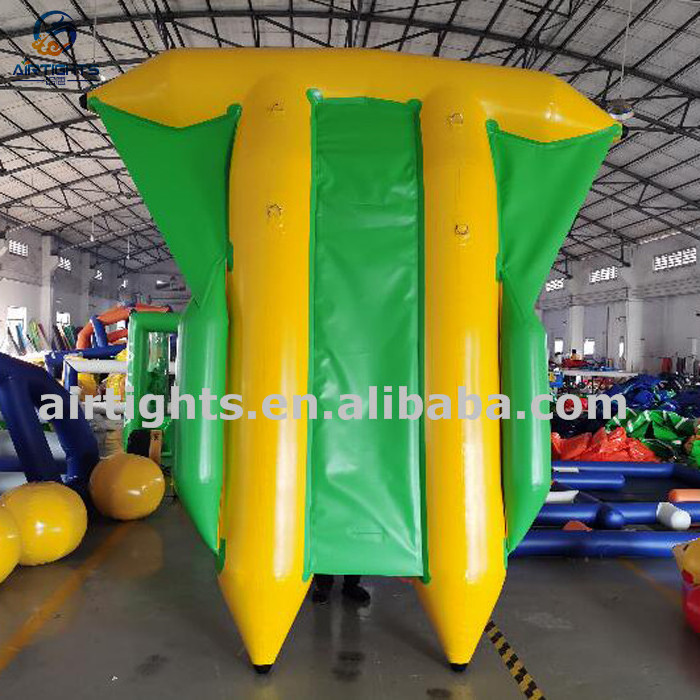 Summer best sale motor towable inflatable fly fish water tube boat for rental business