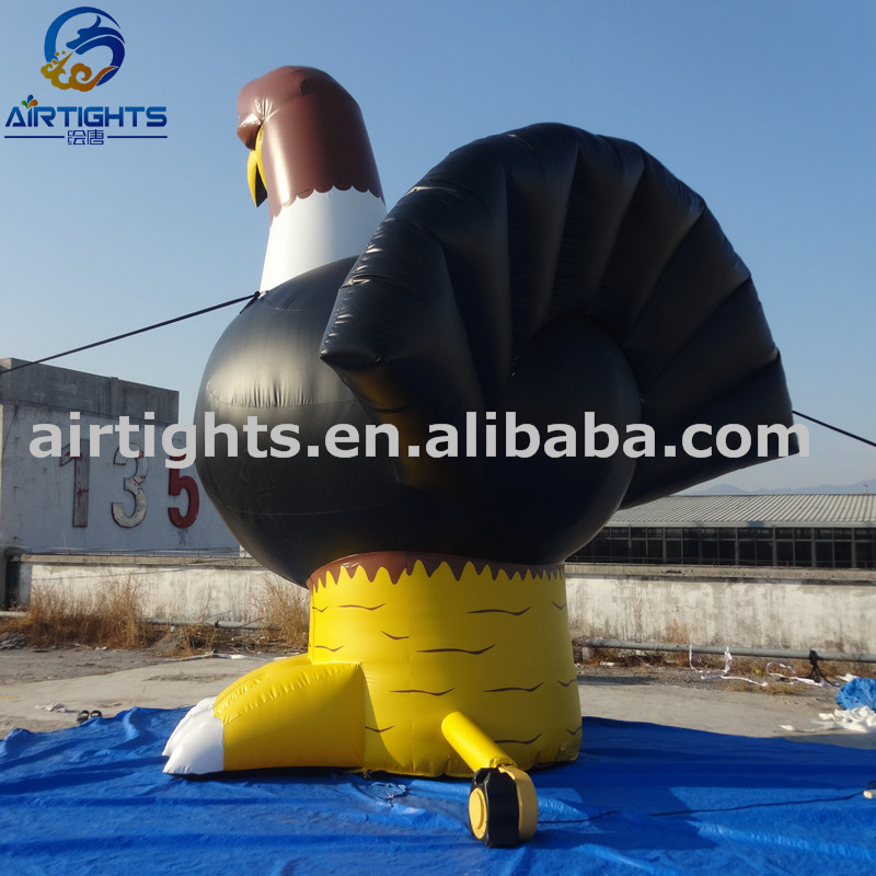 Thanksgiving Day Decoration Turkey Balloon Customized Giant Inflatable Turkey Replica Balloon for Promotion