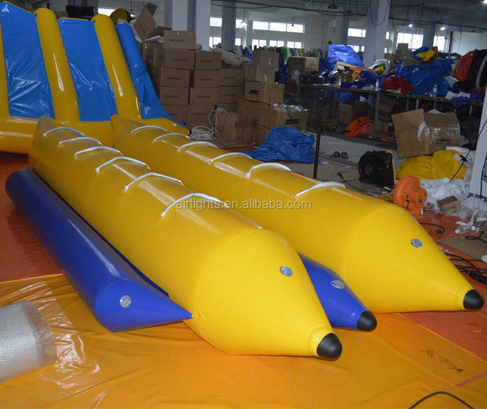 inflatable paddle boat banana boat for water sports race